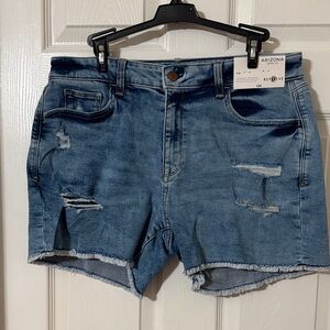 Arizona Jean Company Distressed Denim Shorts